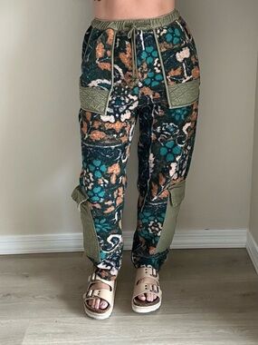 Free People Fleece Cargo Jogger Make it Known